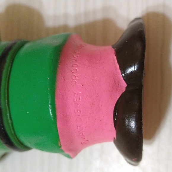 Vintage Snow White & The Seven Dwarfs "Grumpy" Squeaky Toy Rubber Figure - Picture 4 of 5